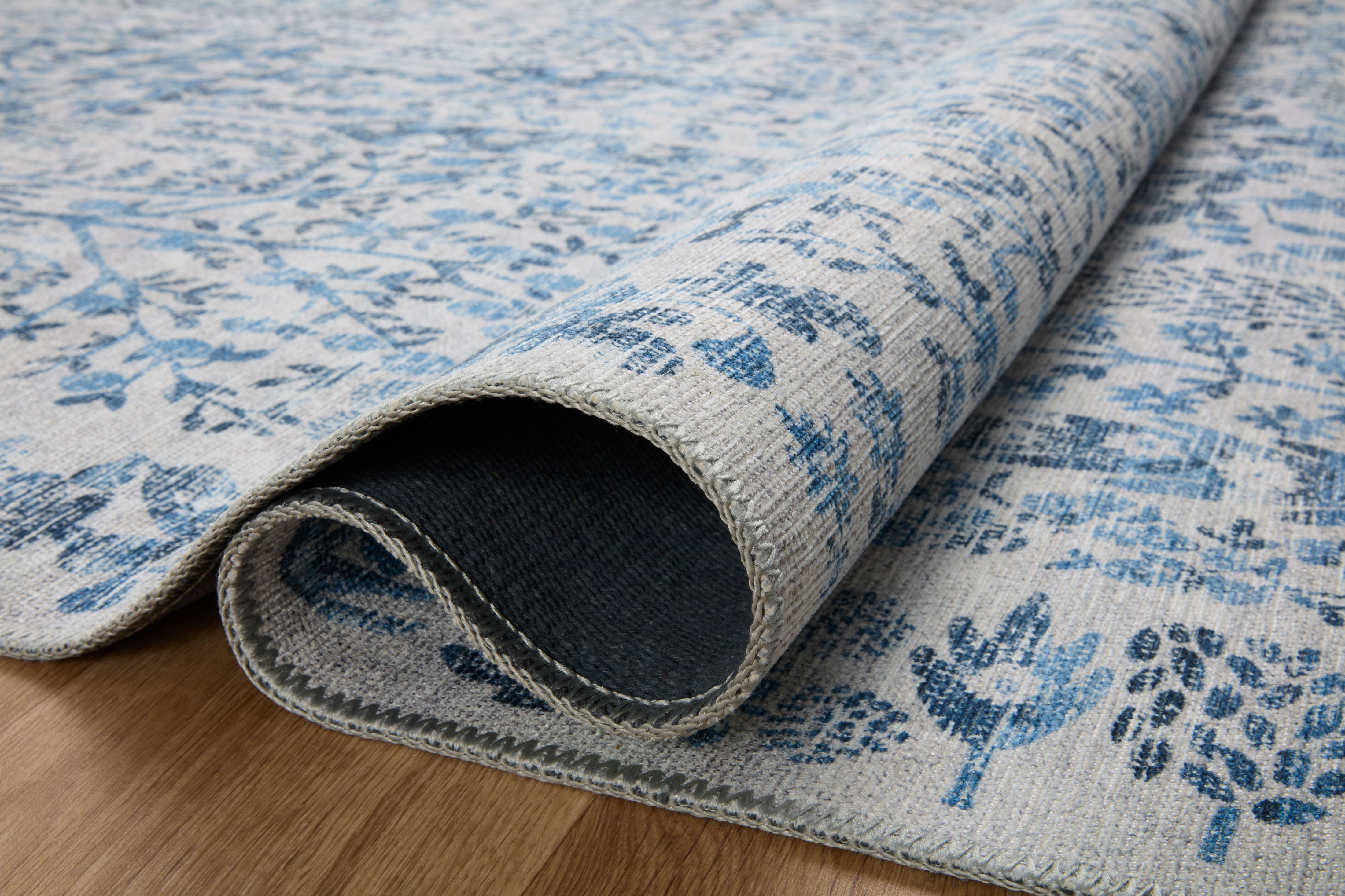 Rifle Paper Co. x Loloi Maison Blue Rug 1-RUGS-pattern Loloi