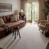 OVERSTOCK RUG - Amber Lewis x Loloi Malibu Ivory / Dove Rug No. 01 - 5'1" x 7'7" IN STORE - Sale Rugs Loloi