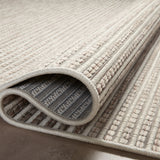 Amber Lewis x Loloi Malibu Ivory / Dove Rug No. 04 5-Rugs - indoor/outdoor Loloi