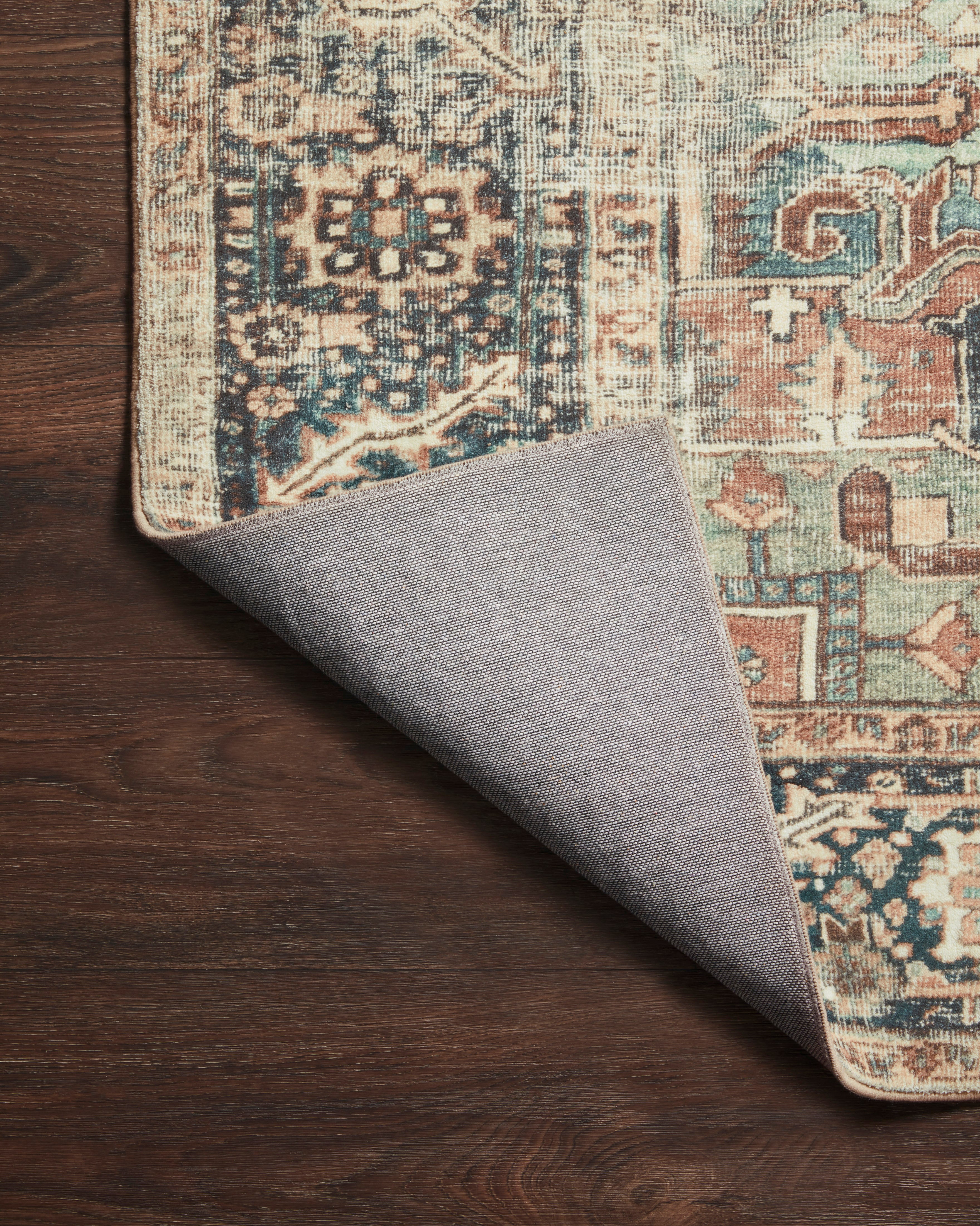 Loloi Margot Terracotta/Lagoon Rug 0-RUGS - patterned Loloi