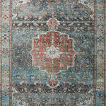 Loloi Margot Ocean/Brick Rug 1-patterned rugs Loloi