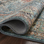 Loloi Margot Ocean/Brick Rug 1-patterned rugs Loloi
