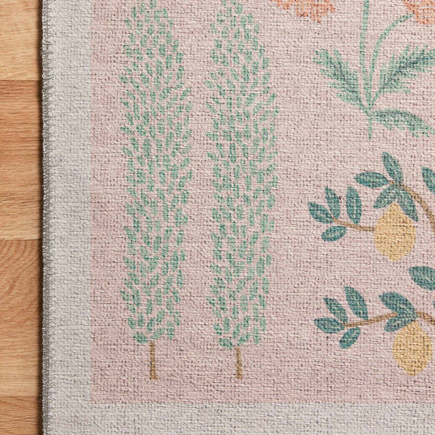 Rifle Paper Co. X Loloi/ Menagerie Les Fauves Blush Rug - Rug & Weave