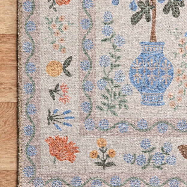 Rifle Paper Co. X Loloi/ Menagerie Camont Cream Rug - Rug & Weave