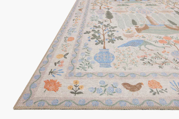 Rifle Paper Co. X Loloi/ Menagerie Camont Cream Rug 3 - RUGS - patterned Loloi