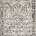 Loloi Mika Grey / Blue Outdoor Rug 5-Rugs - indoor/outdoor Loloi