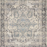Loloi Mika Grey / Blue Outdoor Rug 5-Rugs - indoor/outdoor Loloi