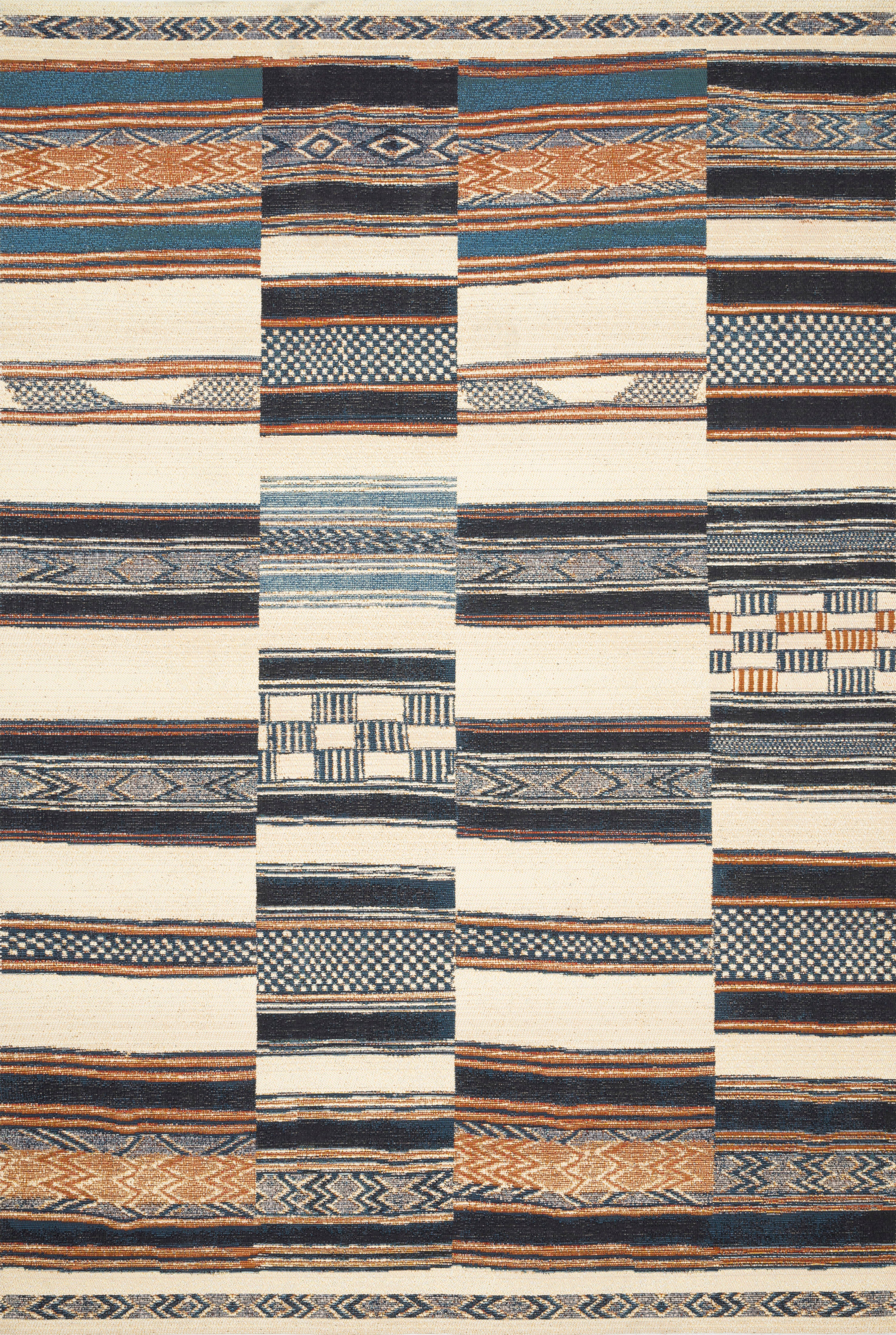 Loloi Mika Ivory / Multi Outdoor Rug 5-Rugs - indoor/outdoor Loloi