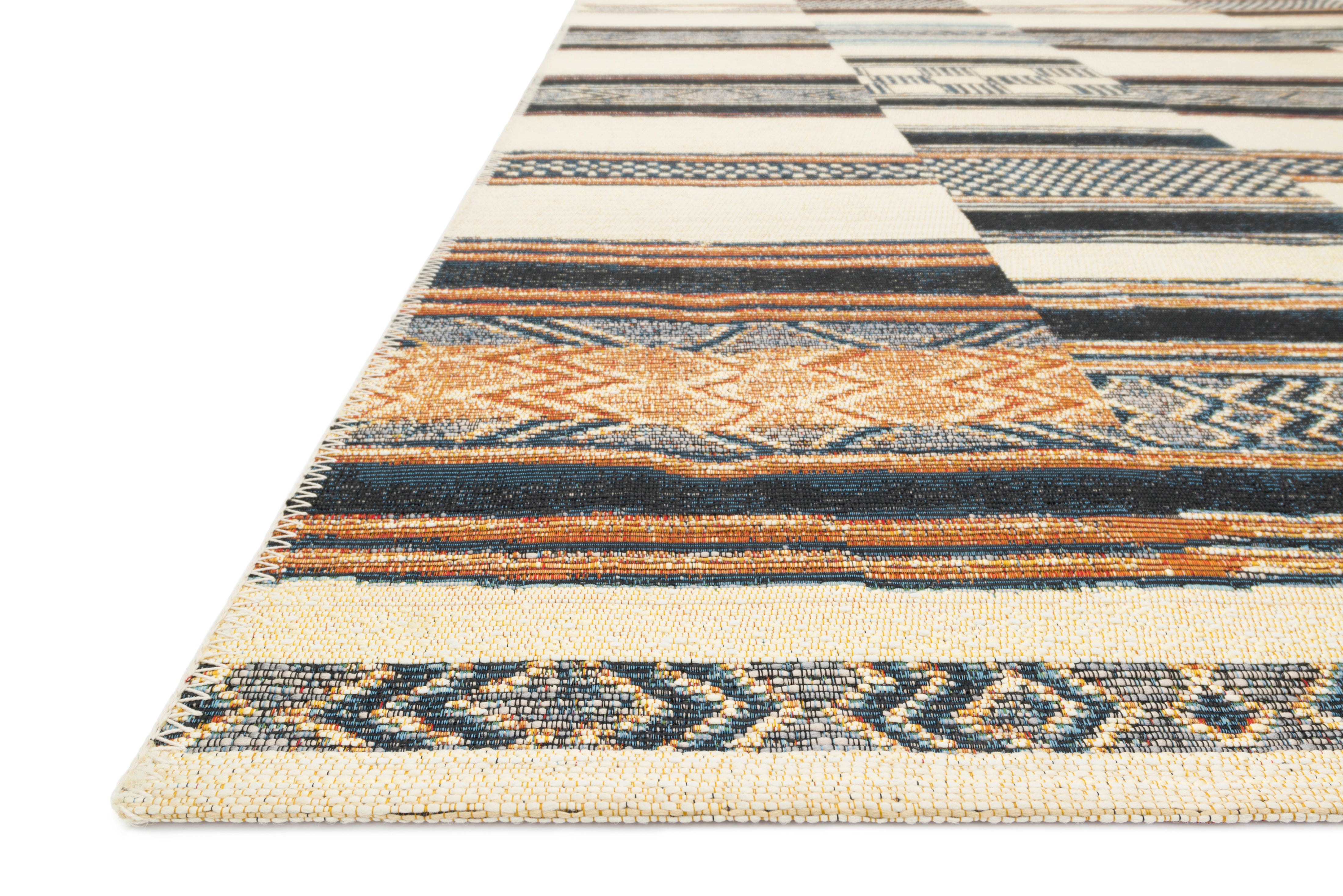 Loloi Mika Ivory / Multi Outdoor Rug 5-Rugs - indoor/outdoor Loloi