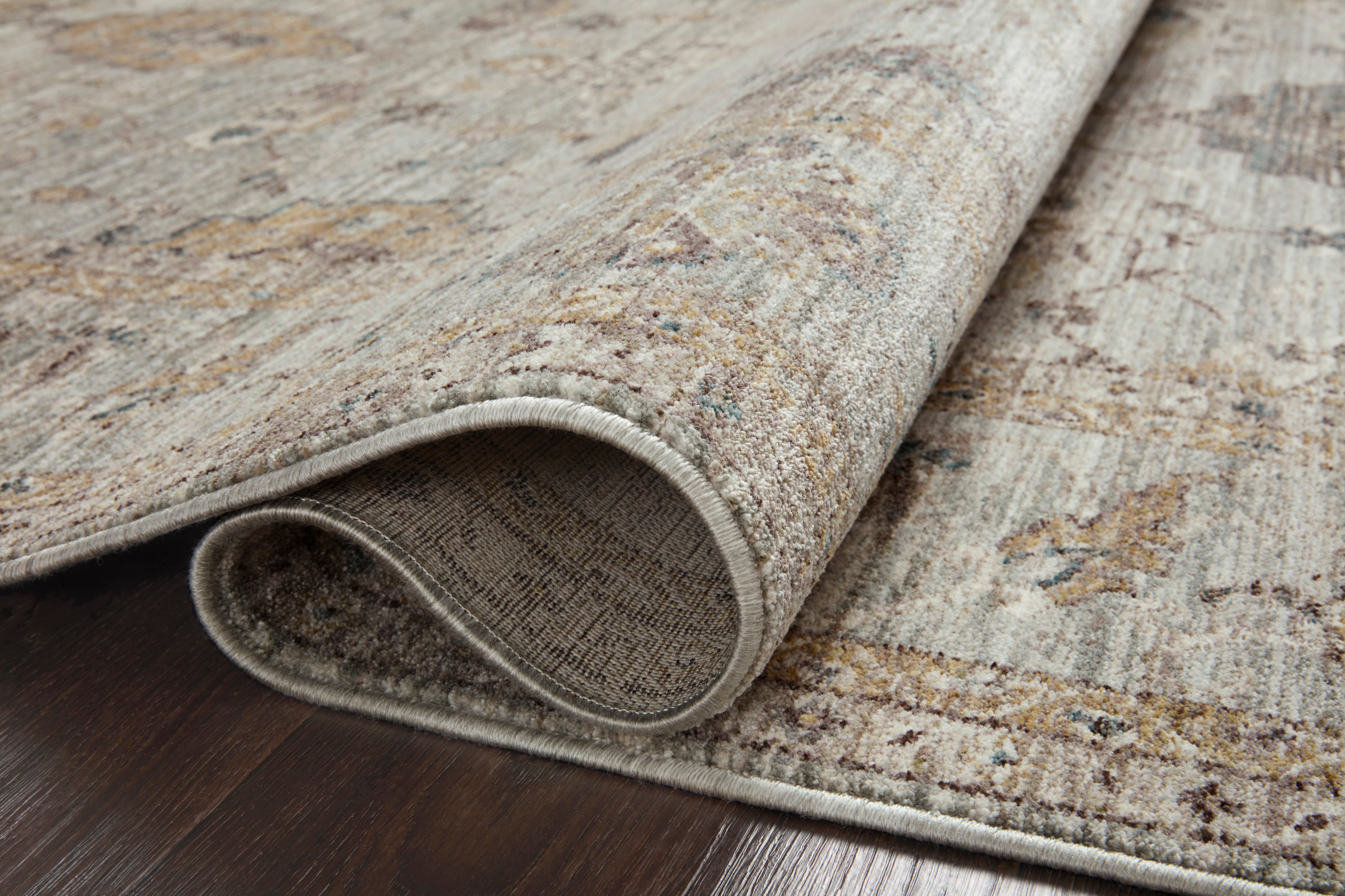Magnolia Home by Joanna Gaines x Loloi Millie Sky / Gold Rug 0-patterned rugs Loloi