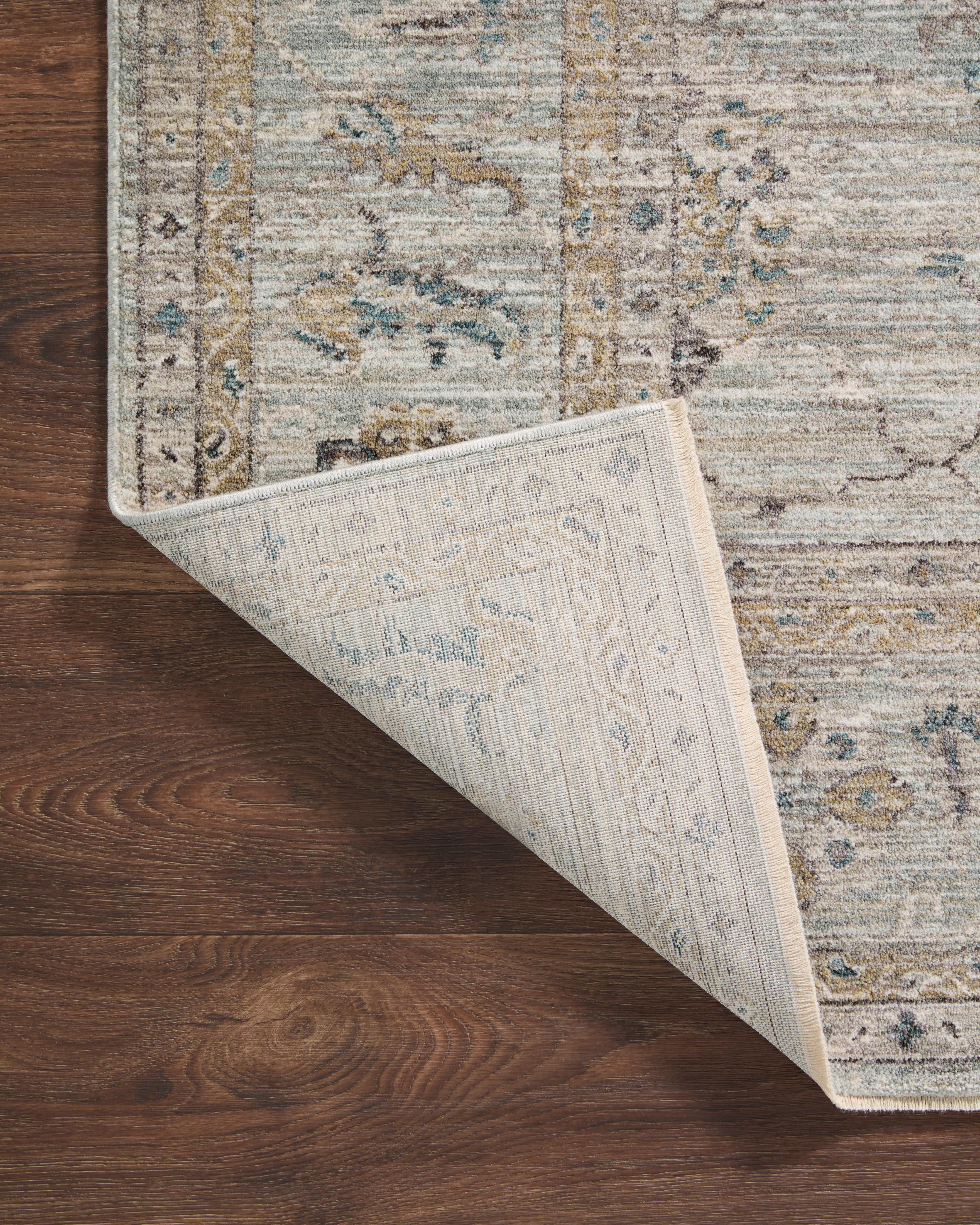 Magnolia Home by Joanna Gaines x Loloi Millie Sky / Gold Rug 0-patterned rugs Loloi