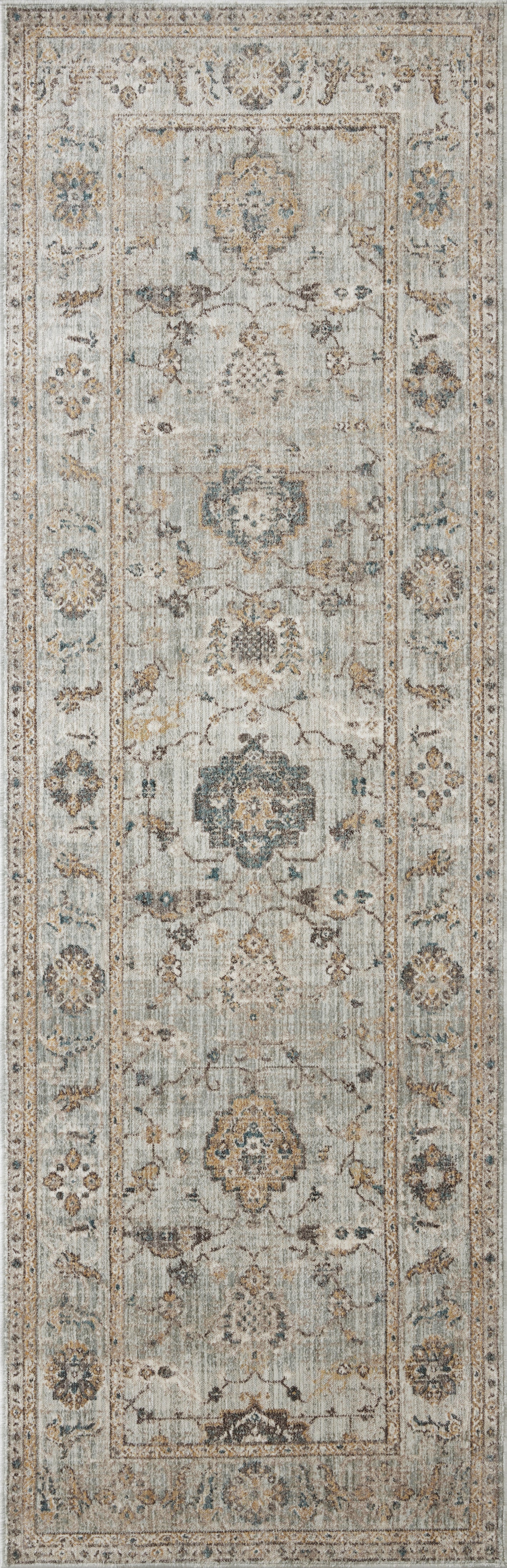Magnolia Home by Joanna Gaines x Loloi Millie Sky / Gold Rug 0-patterned rugs Loloi