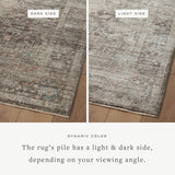 Magnolia Home by Joanna Gaines x Loloi Millie Charcoal / Dove Rug 0-patterned rugs Loloi