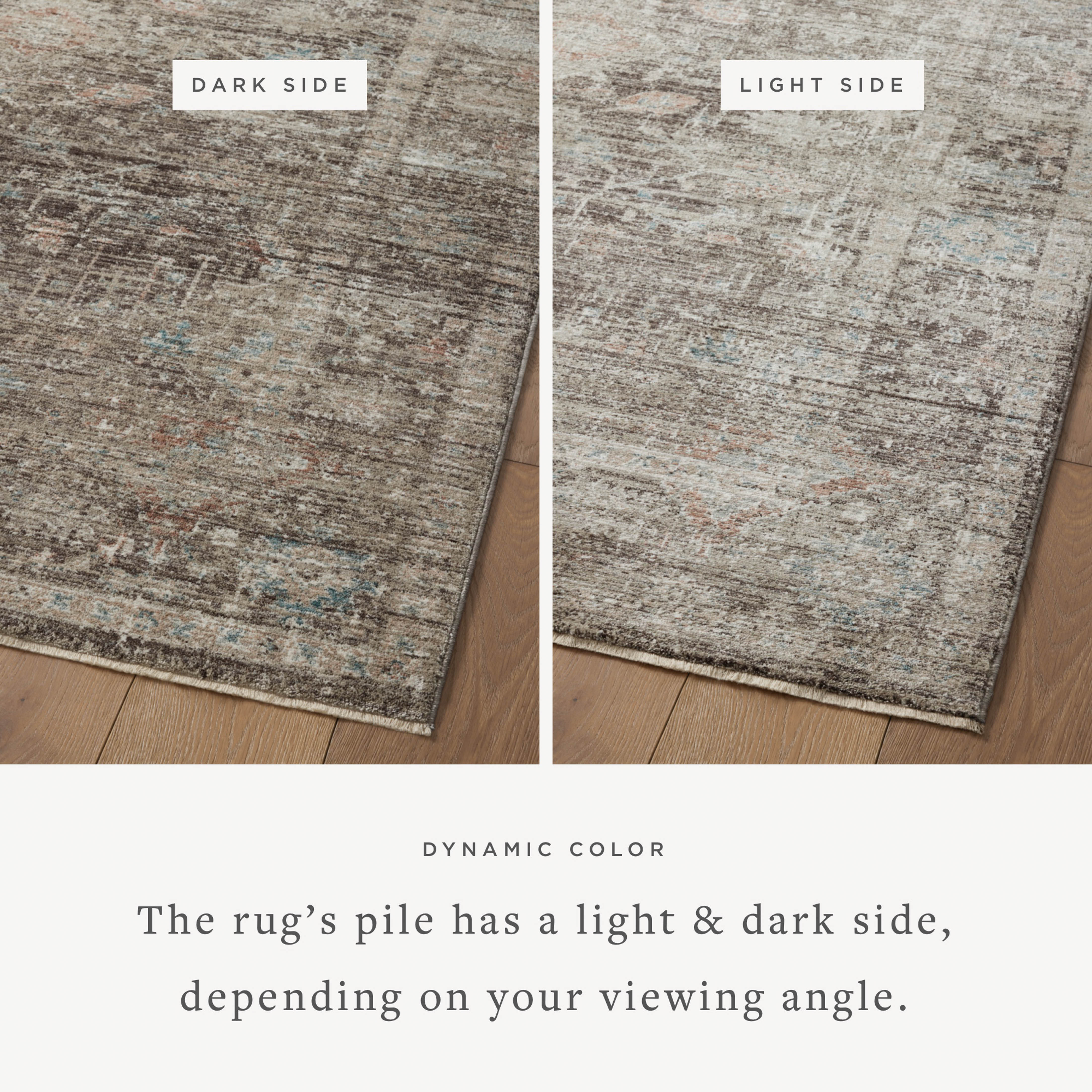 Magnolia Home by Joanna Gaines x Loloi Millie Charcoal / Dove Rug 0-patterned rugs Loloi
