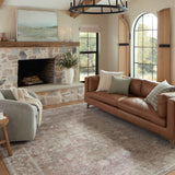 Magnolia Home by Joanna Gaines x Loloi Millie Brick / Fog Rug 0-patterned rugs Loloi