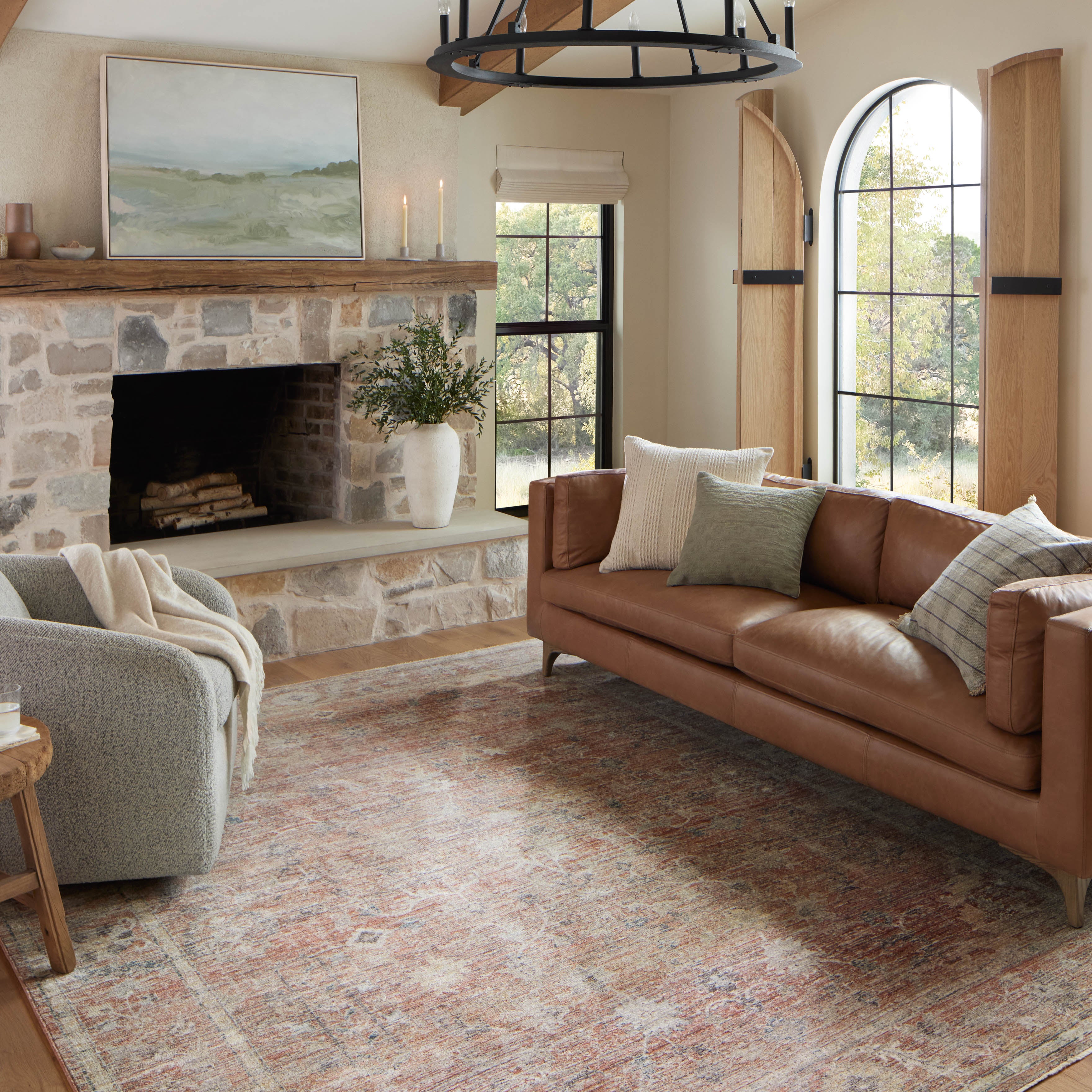 Magnolia Home by Joanna Gaines x Loloi Millie Sunset / Multi Rug 0-patterned rugs Loloi