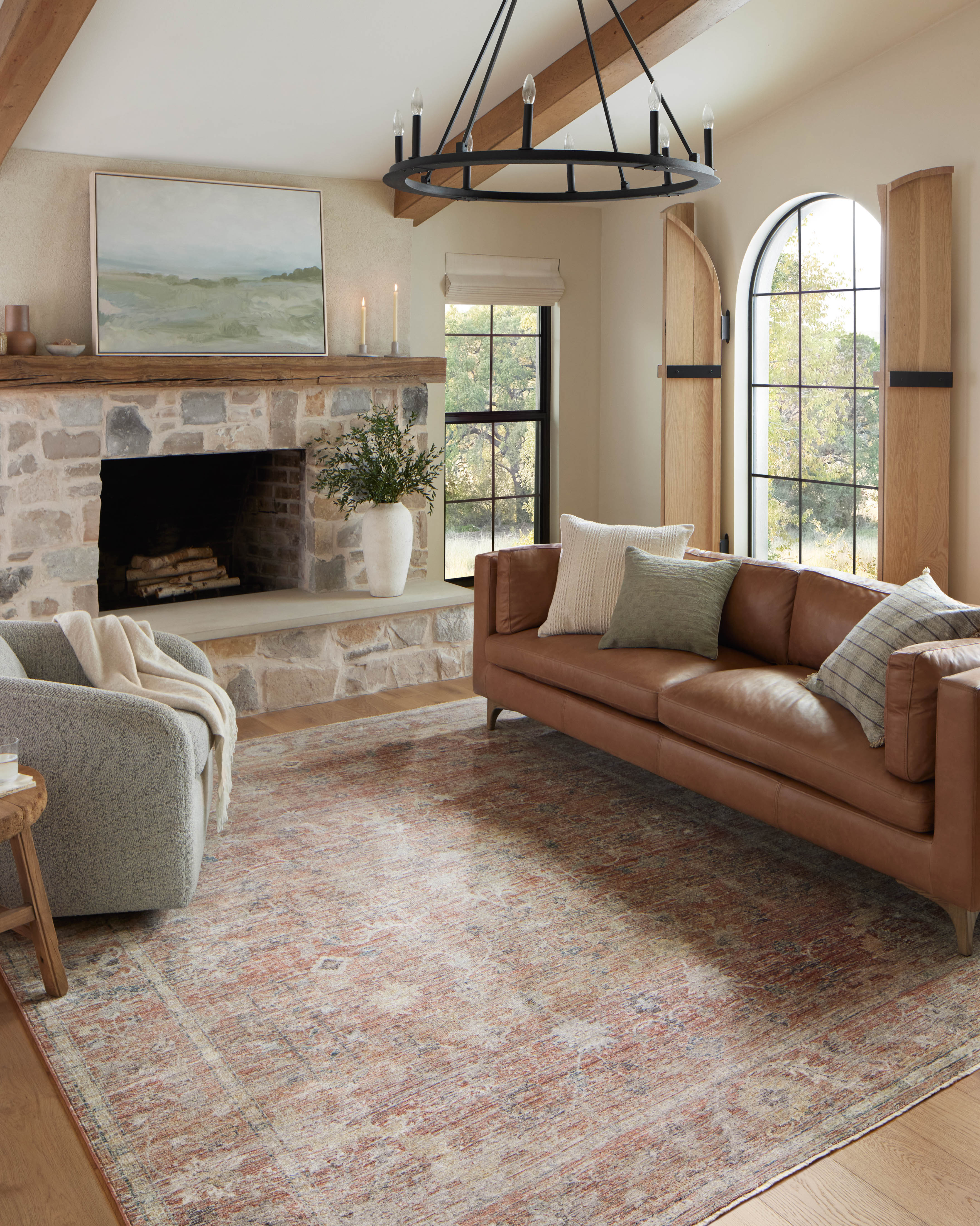 Magnolia Home by Joanna Gaines x Loloi Millie Sunset / Multi Rug 0-patterned rugs Loloi
