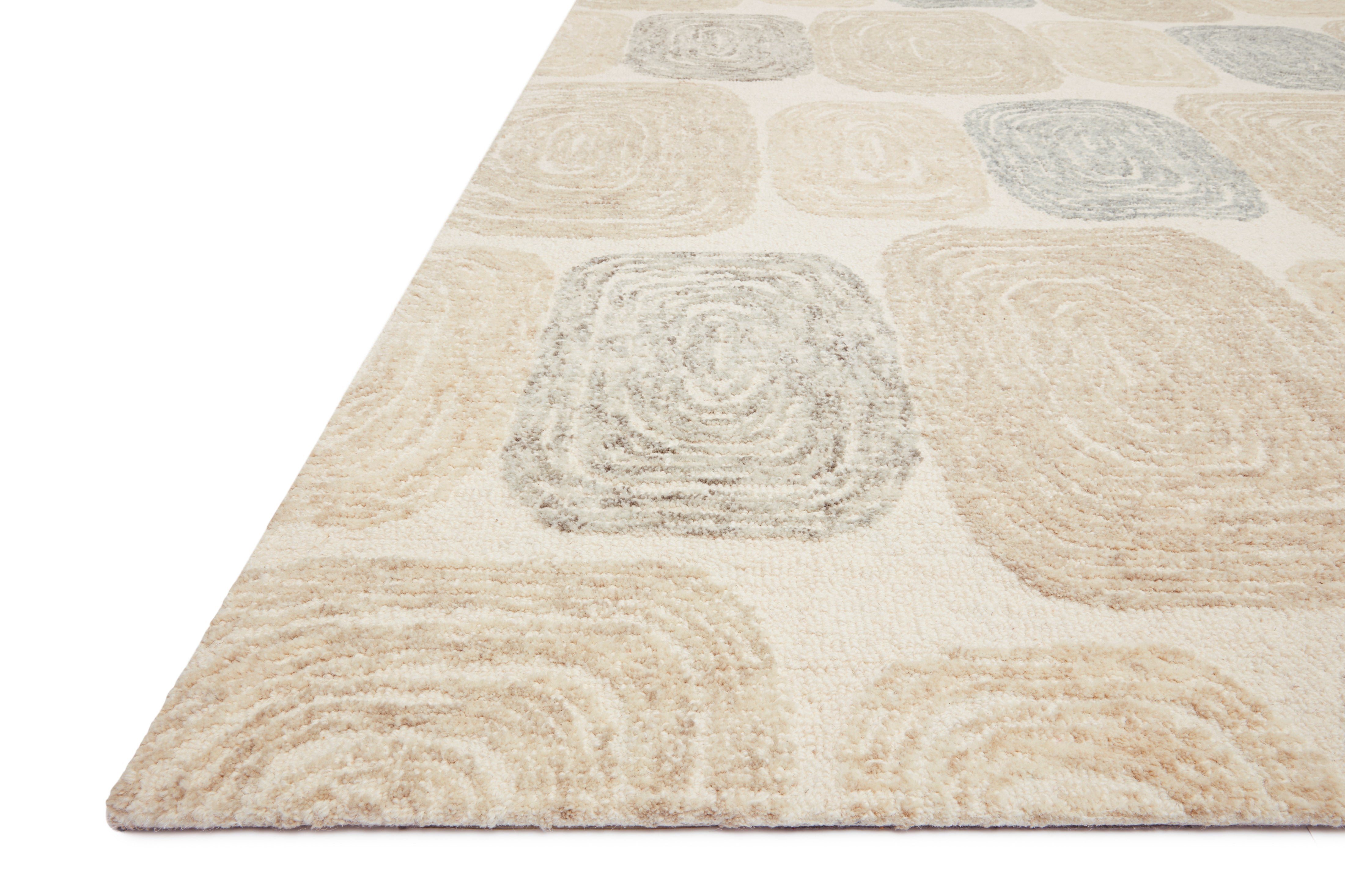 Loloi Milo Teal / Neutral Rug 0-RUGS-wool Loloi
