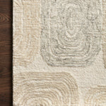 Loloi Milo Teal / Neutral Rug 0-RUGS-wool Loloi