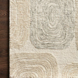 Loloi Milo Teal / Neutral Rug 0-RUGS-wool Loloi