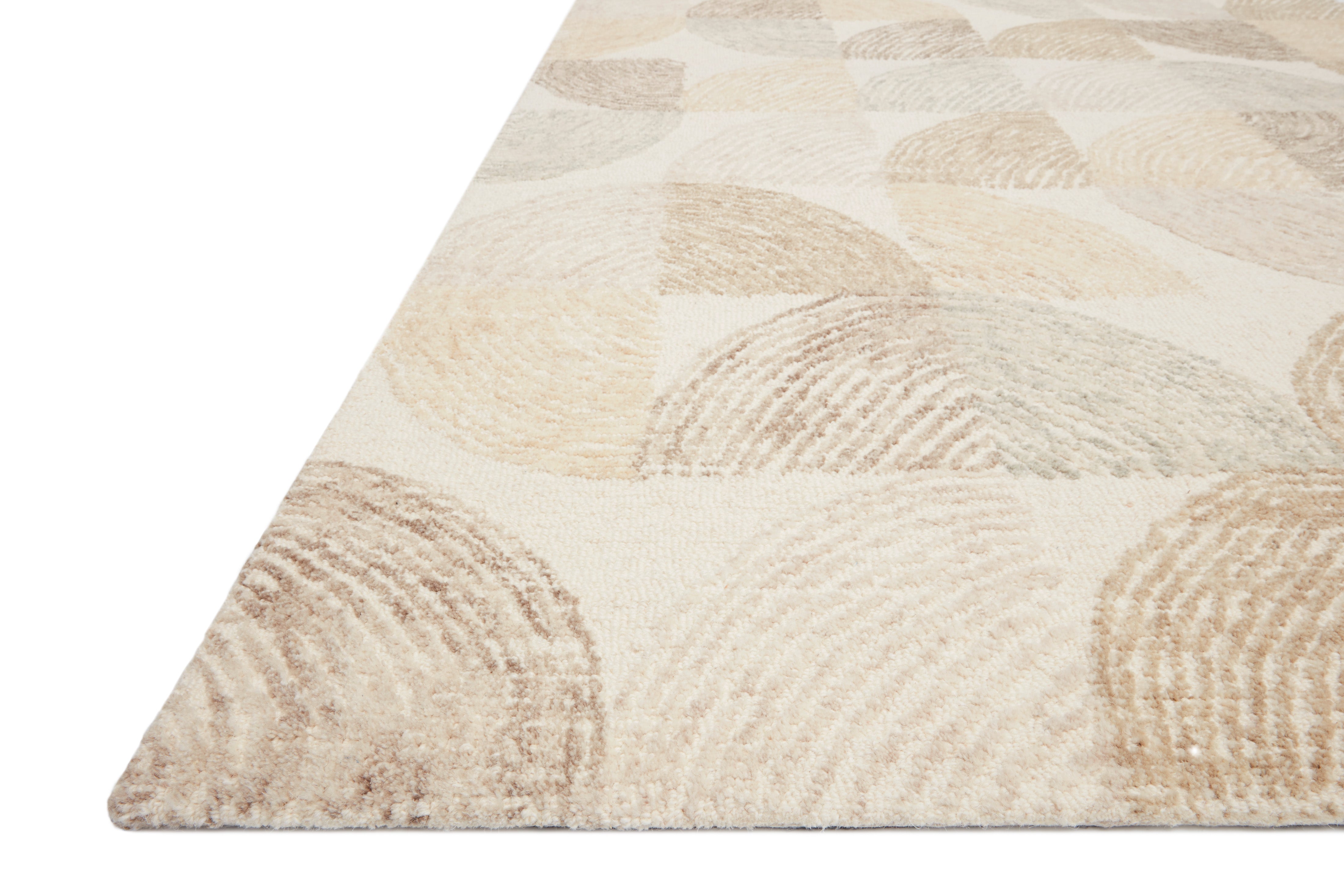Loloi Milo Pebble / Multi Rug 0-RUGS-wool Loloi