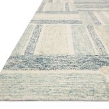 Loloi Milo Aqua / Denim Rug 0-RUGS-wool Loloi