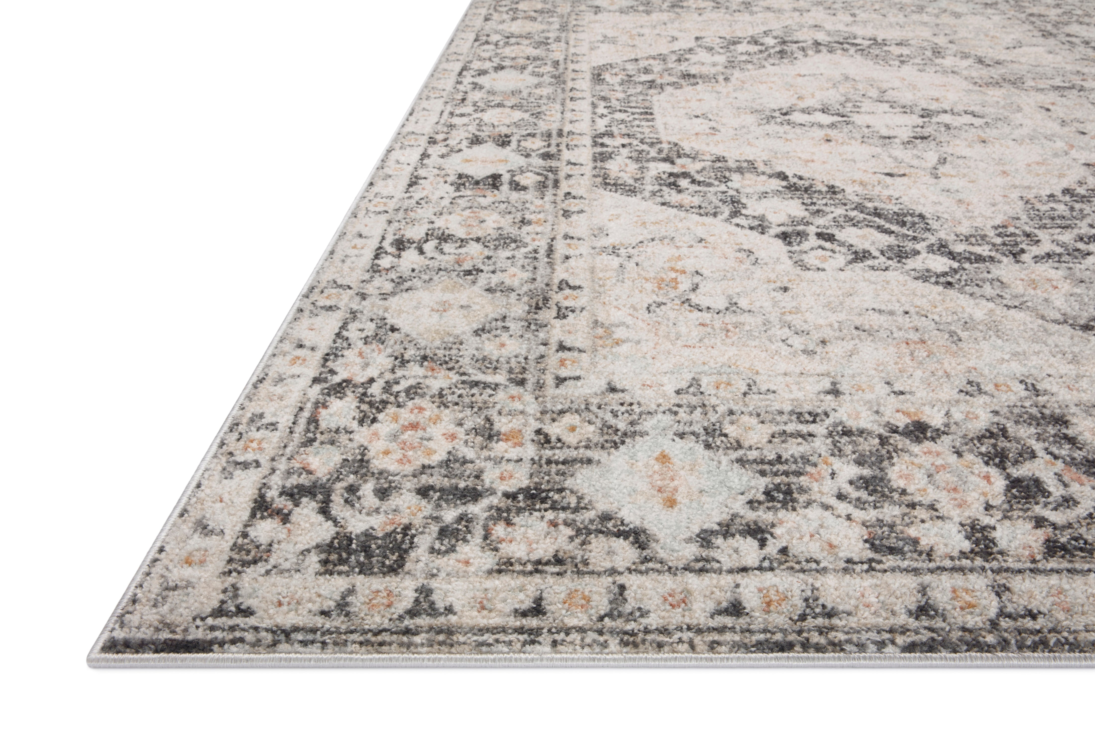 Loloi Monroe Charcoal / Multi Rug 0-RUGS-patterned Loloi