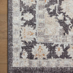 Loloi Monroe Charcoal / Natural Rug 0-RUGS-patterned Loloi