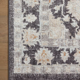 Loloi Monroe Charcoal / Natural Rug 0-RUGS-patterned Loloi