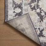 Loloi Monroe Charcoal / Natural Rug 0-RUGS-patterned Loloi