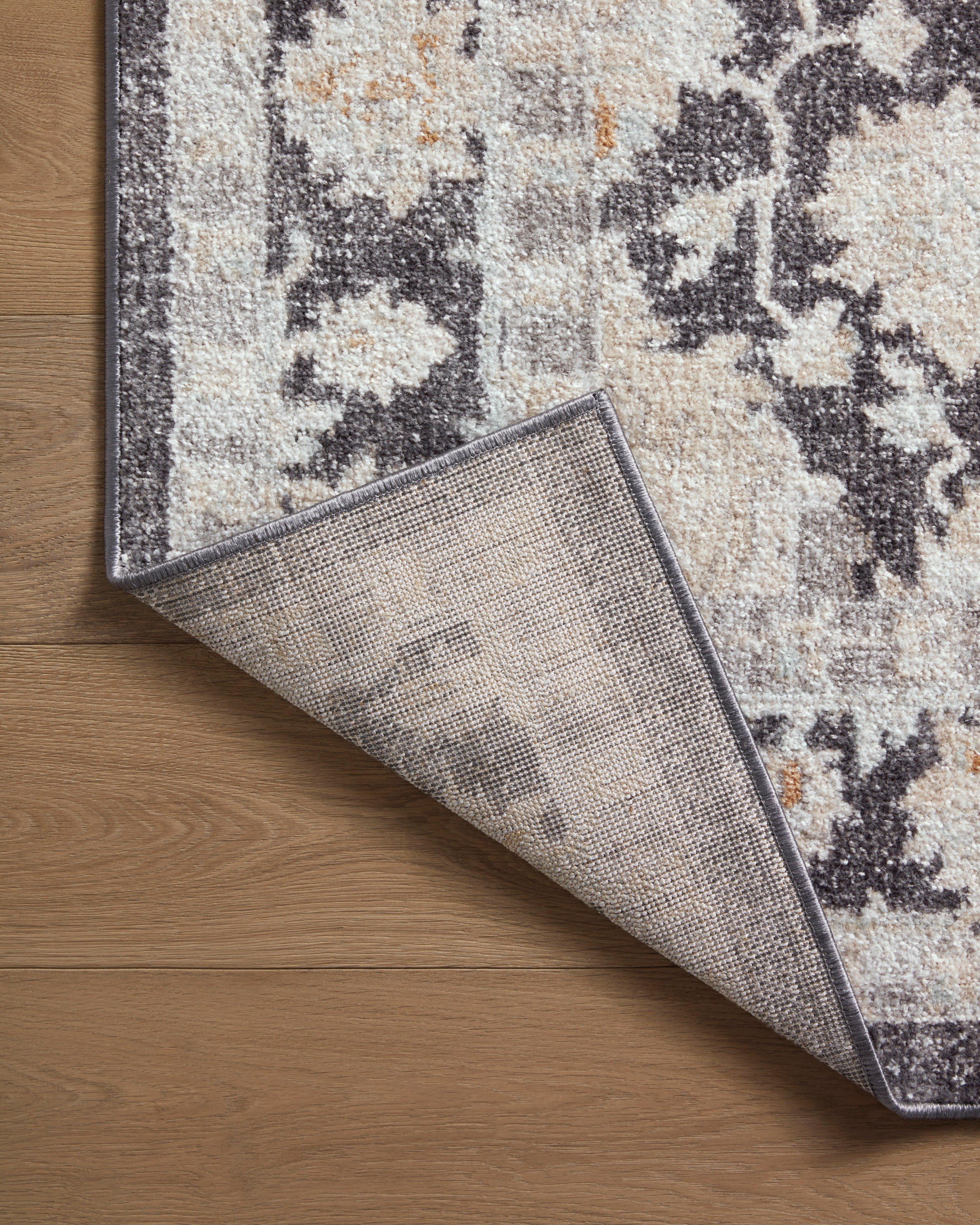 Loloi Monroe Charcoal / Natural Rug 0-RUGS-patterned Loloi