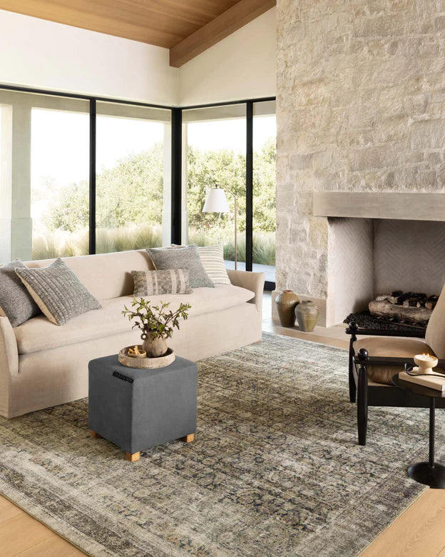 Amber Lewis x Loloi Morgan Navy / Sand - Rug & Weave