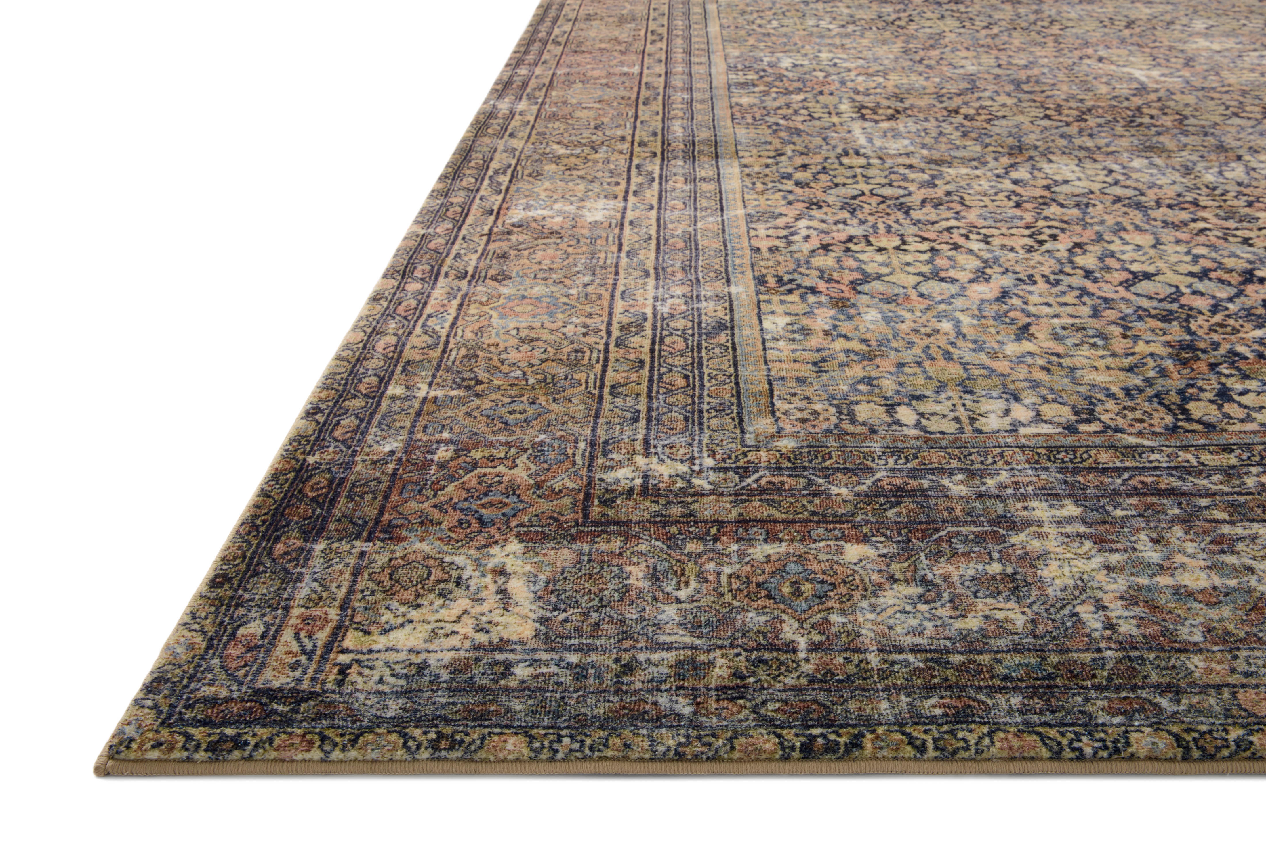 Amber Lewis x Loloi Morgan Denim / Multi - Rug & Weave
