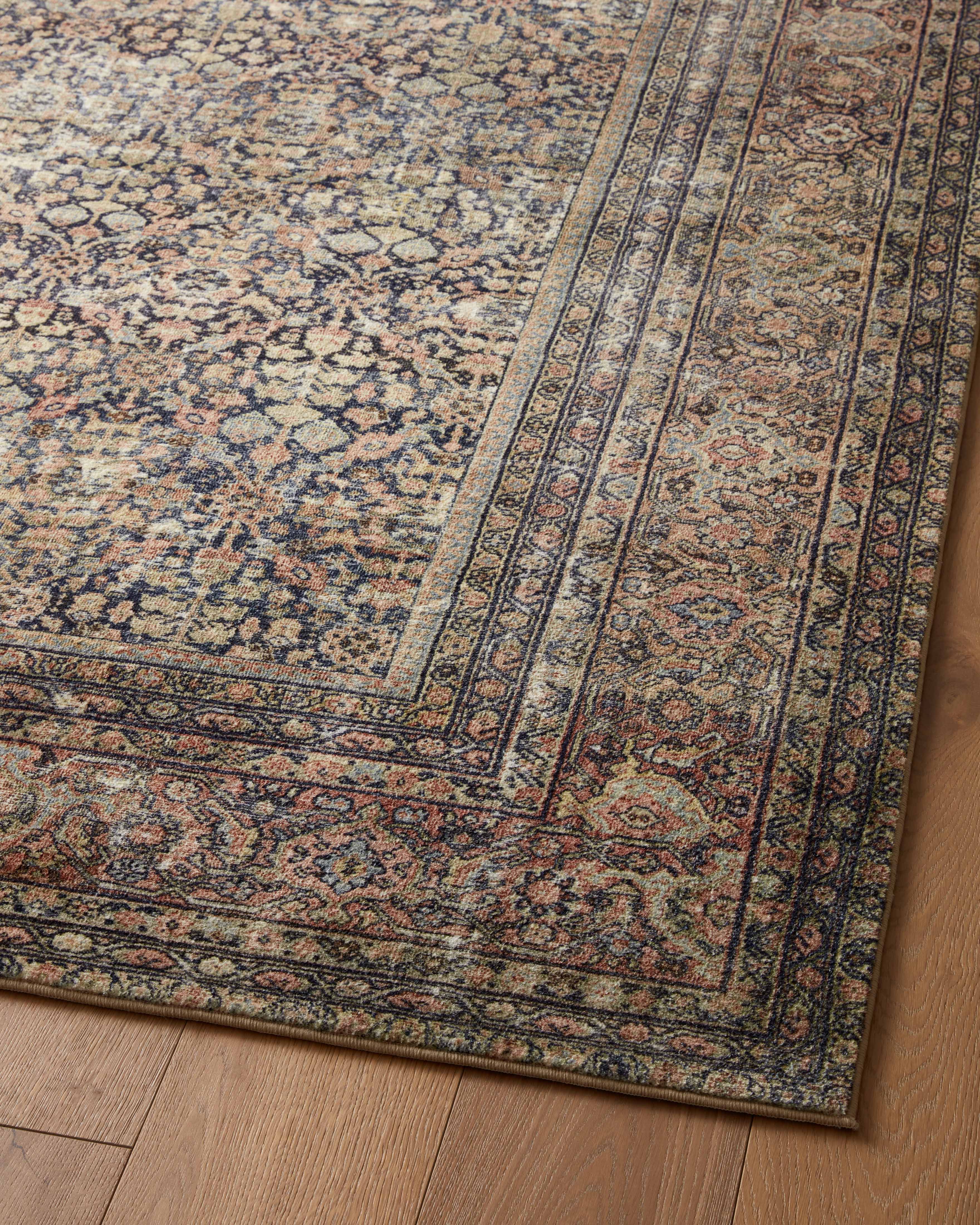 Amber Lewis x Loloi Morgan Denim / Multi - Rug & Weave