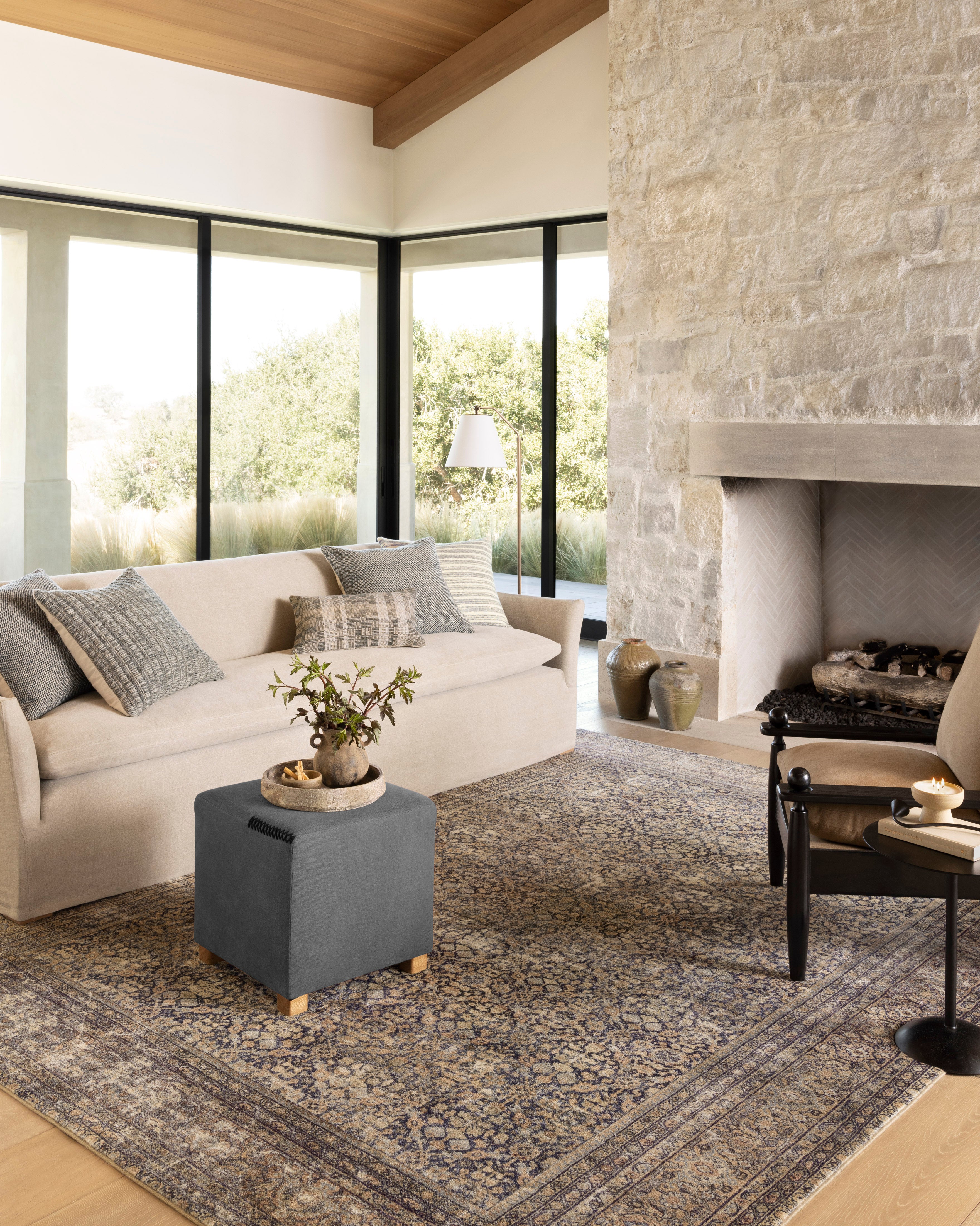 Amber Lewis x Loloi Morgan Denim / Multi - Rug & Weave