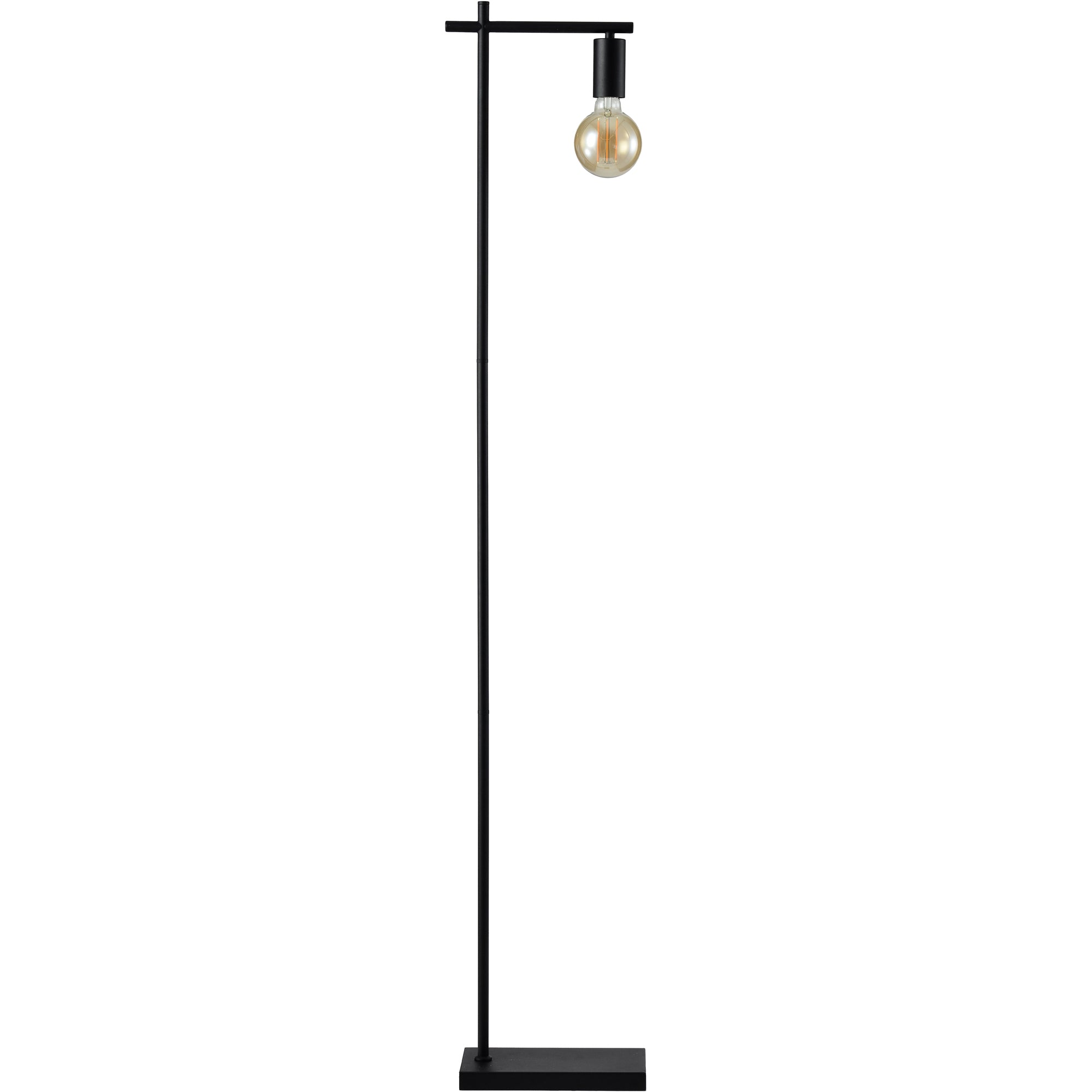 Margaret Black Steel Floor Lamp - Rug & Weave