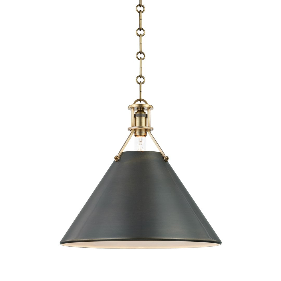 METAL NO.2 Pendant by Mark D. Sikes LIGHTING - pendant Hudson Valley Lighting Antique Distressed Bronze