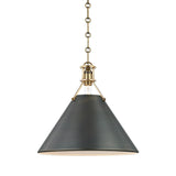 METAL NO.2 Pendant by Mark D. Sikes LIGHTING - pendant Hudson Valley Lighting Antique Distressed Bronze