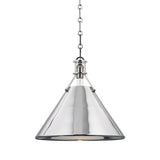 METAL NO.2 Pendant by Mark D. Sikes LIGHTING - pendant Hudson Valley Lighting Polished Nickel