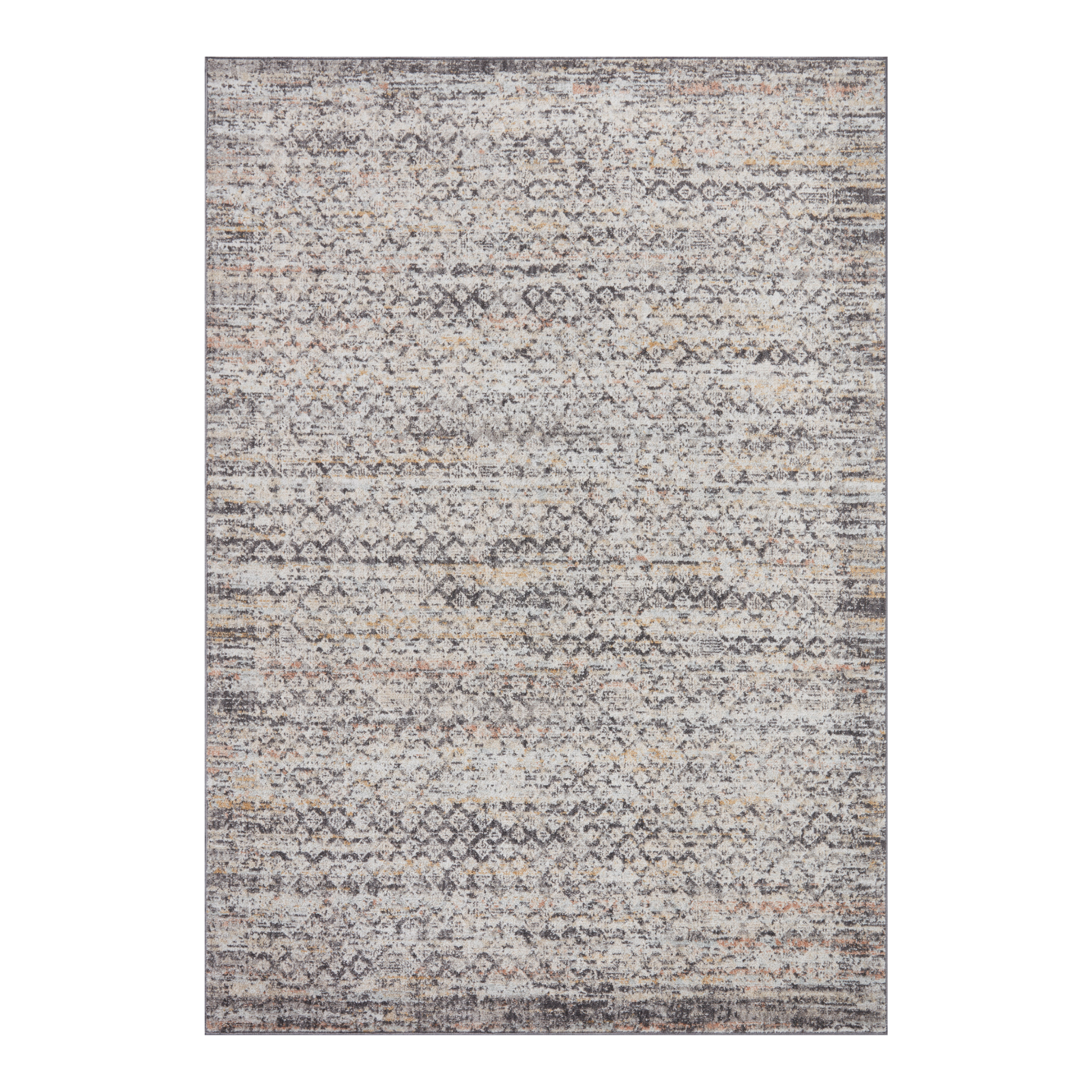 Loloi Monroe Grey / Multi Rug 0-RUGS-patterned Loloi