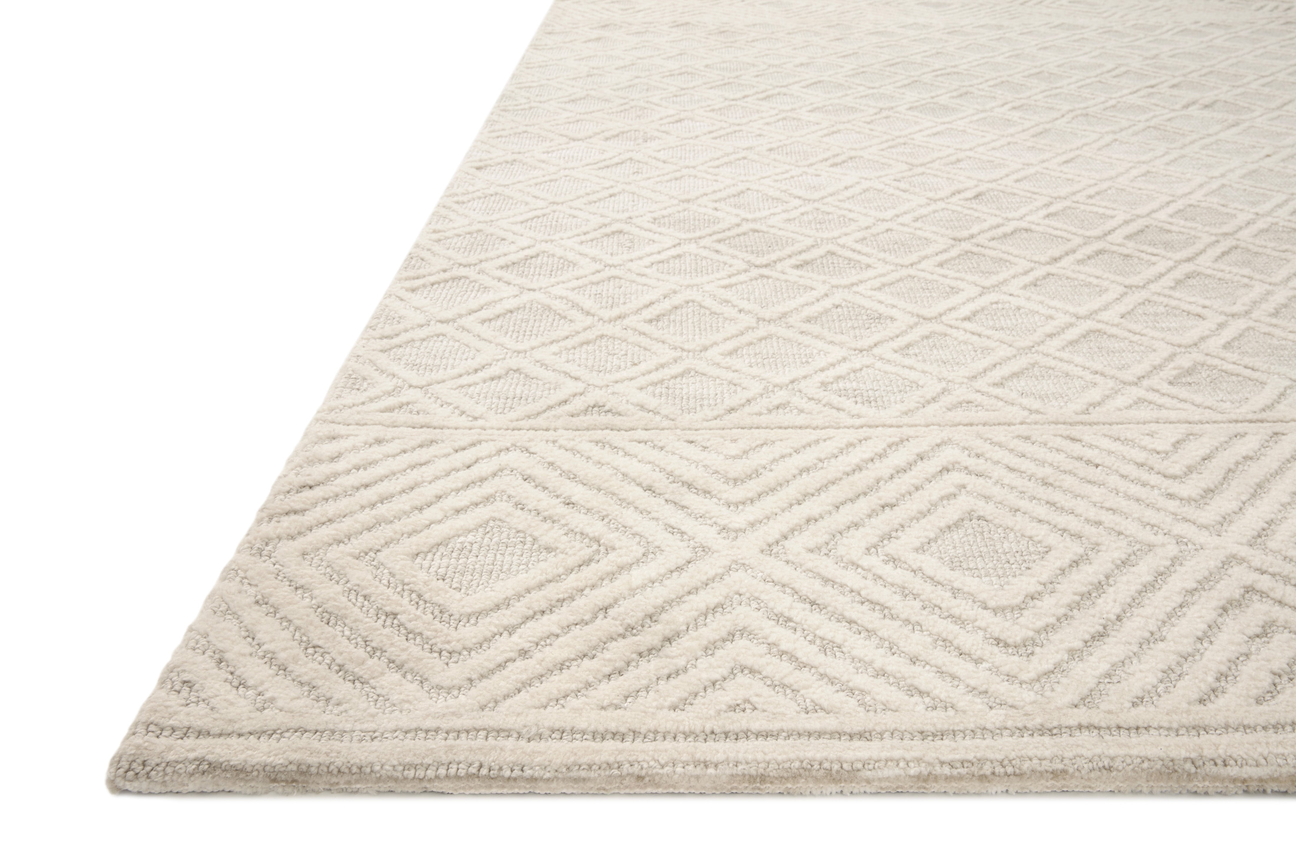Loloi Neda Ivory / Natural Rug 2-RUGS-patterned Loloi