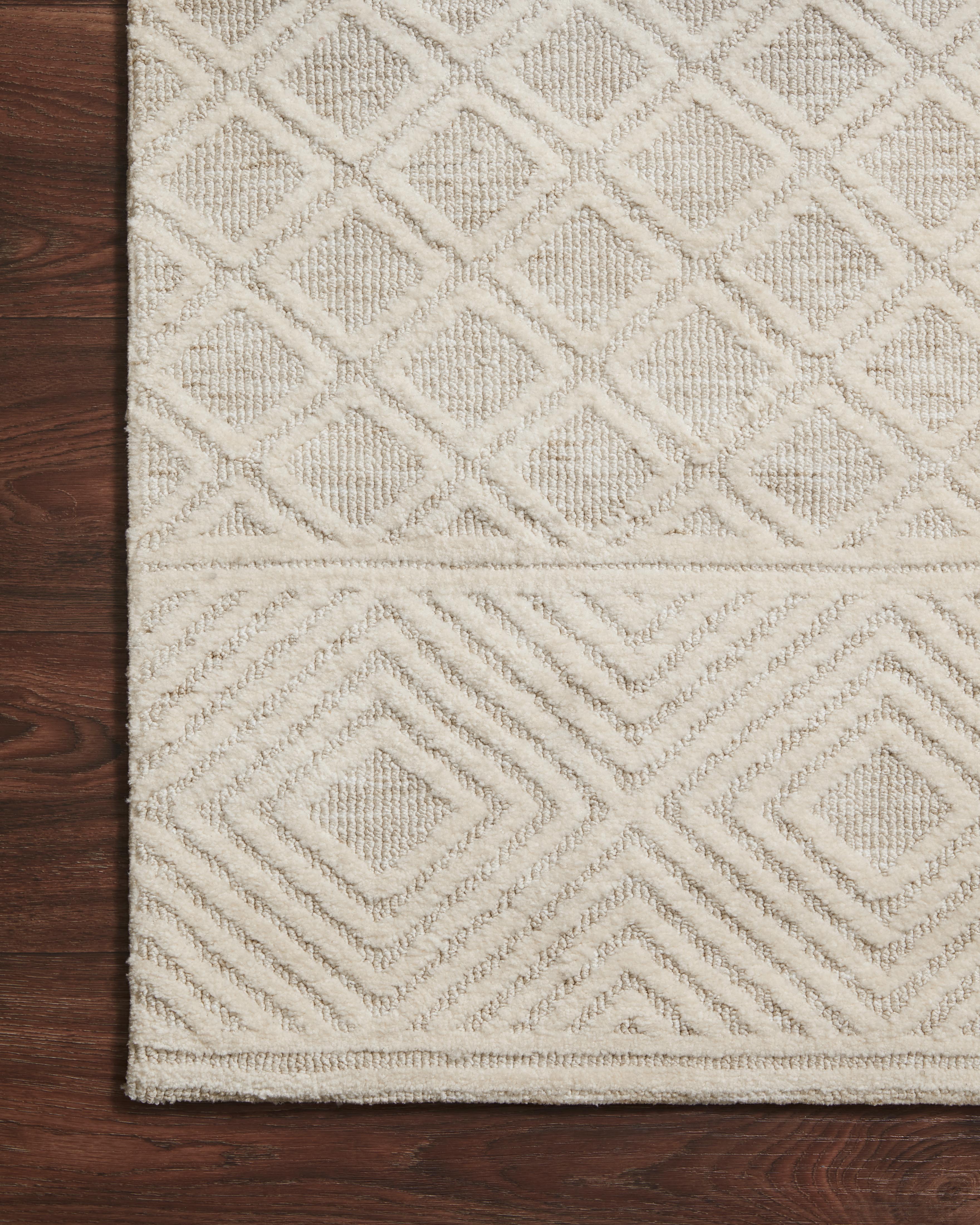 Loloi Neda Ivory / Natural Rug 2-RUGS-patterned Loloi