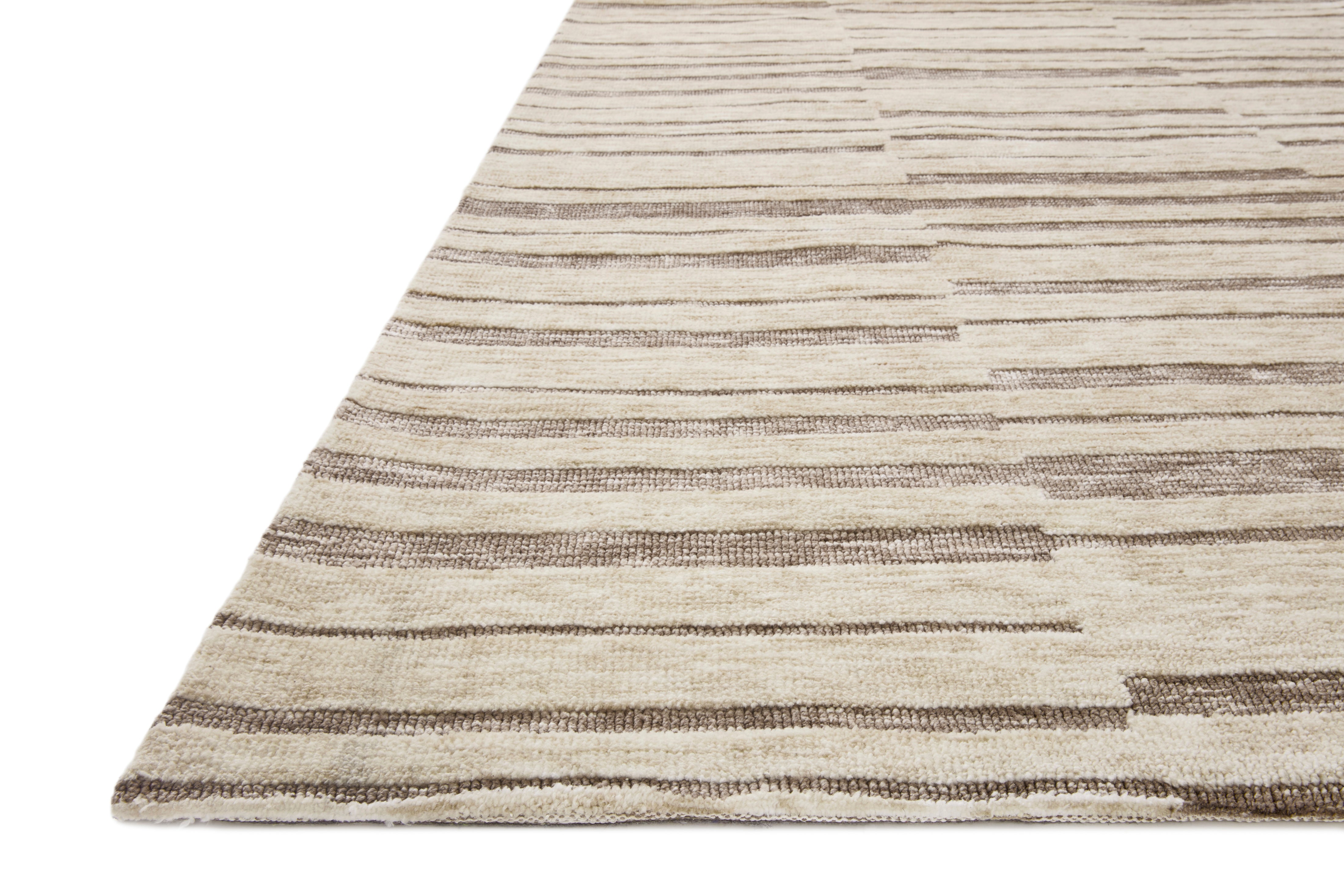 Loloi Neda Natural / Taupe Rug 2-RUGS - patterned Loloi