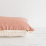 Dusty Rose Linen Pillow Cover - Rug & Weave