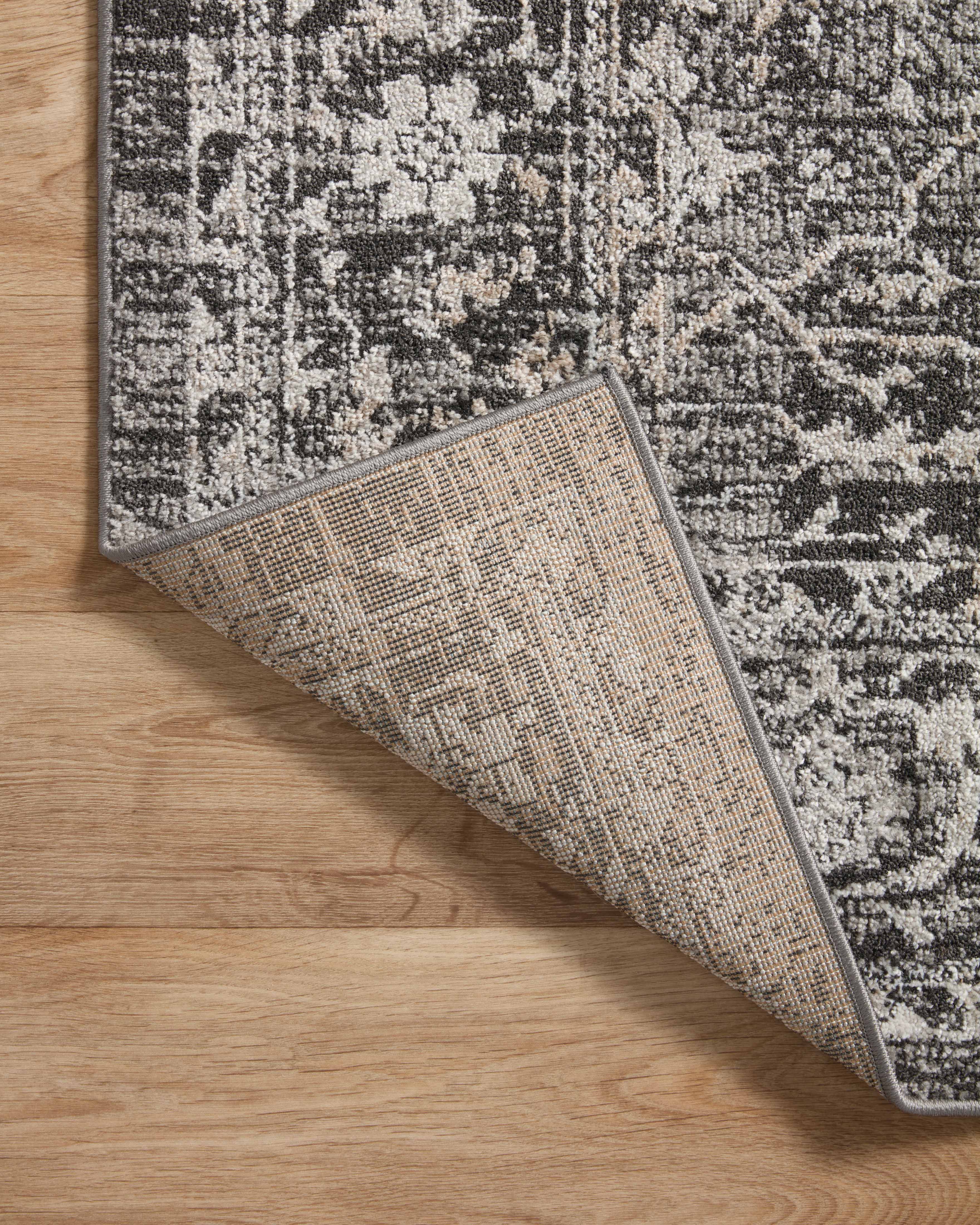 Loloi Odette Charcoal / Silver Rug 0-RUGS-patterned Loloi