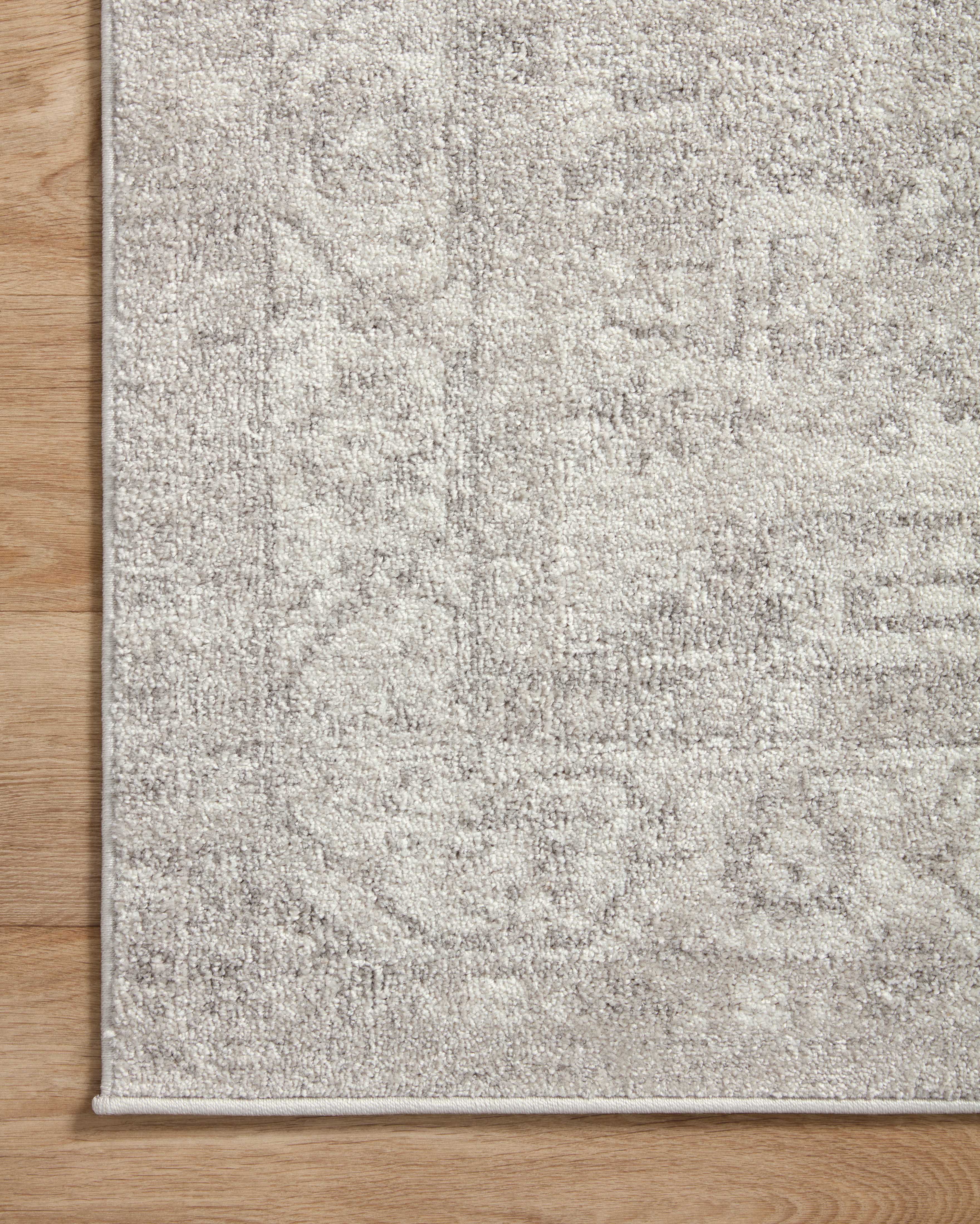 Loloi Odette Silver / Ivory Rug 0-RUGS-patterned Loloi