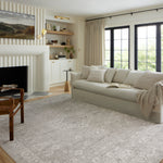 Loloi Odette Beige / Silver Rug 0-RUGS-patterned Loloi