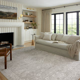 Loloi Odette Beige / Silver Rug 0-RUGS-patterned Loloi