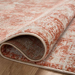 Loloi Odette Rust / Ivory Rug 0-RUGS-patterned Loloi