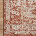 Loloi Odette Rust / Ivory Rug 0-RUGS-patterned Loloi